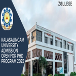 Kalasalingam University Admission Open For PhD Program 2025